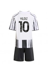 Juventus Kenan Yildiz #10 Jalkapallovaatteet Lasten Kotipeliasu 2025-26 Lyhythihainen (+ Lyhyet housut)